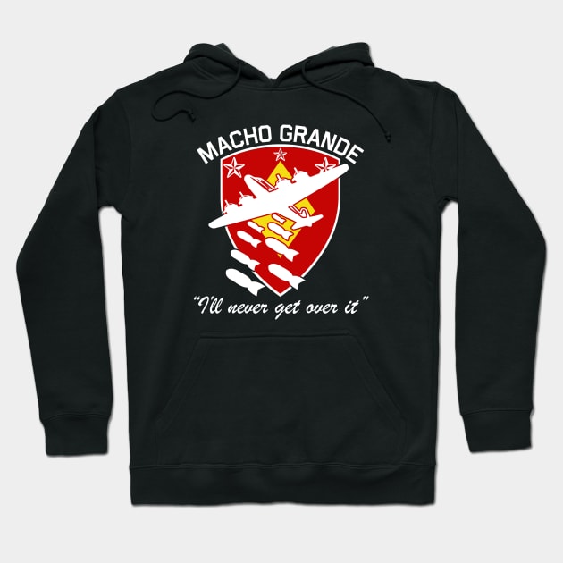 Macho Grande Patch Hoodie by PopCultureShirts